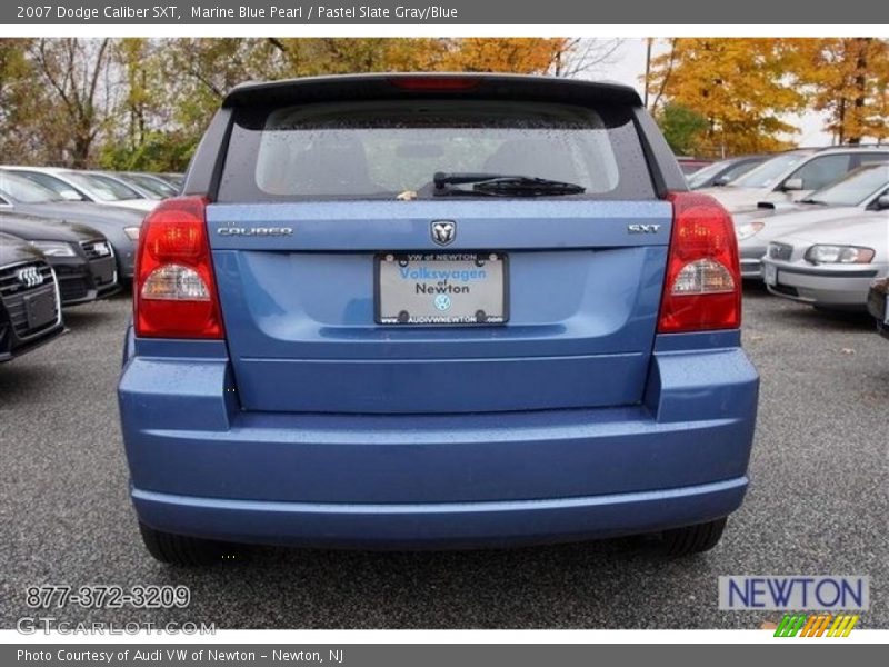 Marine Blue Pearl / Pastel Slate Gray/Blue 2007 Dodge Caliber SXT