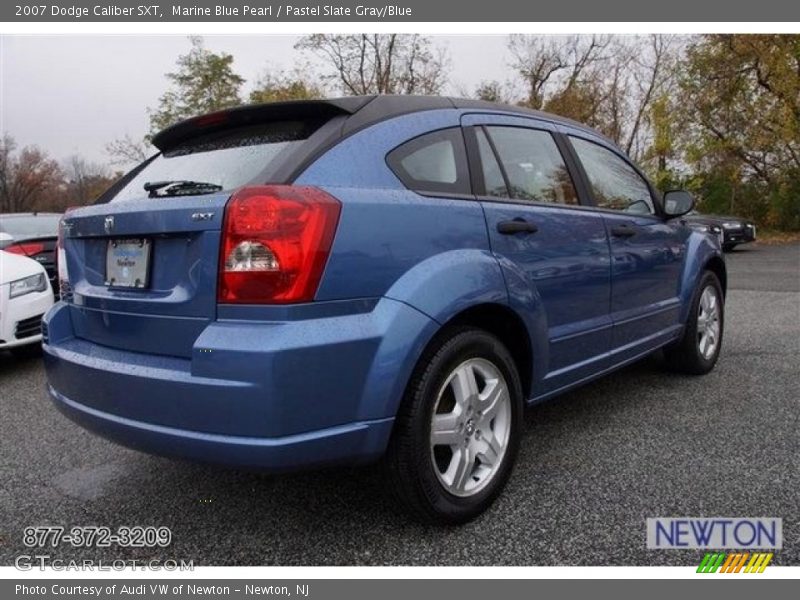 Marine Blue Pearl / Pastel Slate Gray/Blue 2007 Dodge Caliber SXT