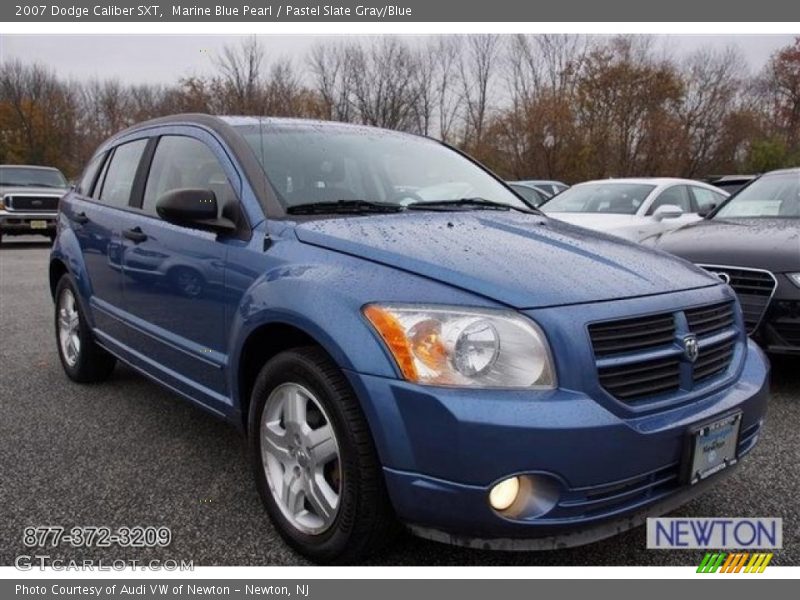 Marine Blue Pearl / Pastel Slate Gray/Blue 2007 Dodge Caliber SXT