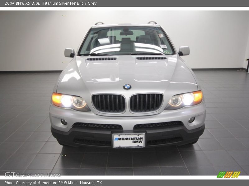 Titanium Silver Metallic / Grey 2004 BMW X5 3.0i
