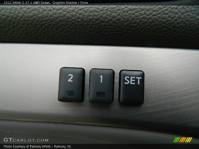 Graphite Shadow / Stone 2012 Infiniti G 37 x AWD Sedan