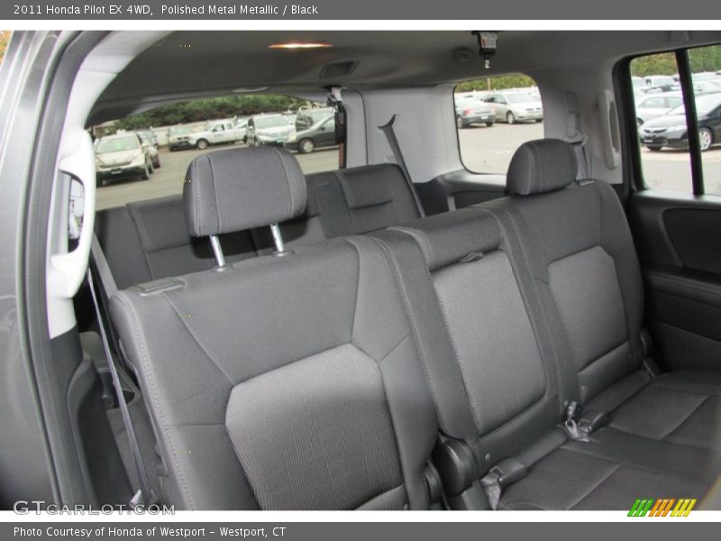 Polished Metal Metallic / Black 2011 Honda Pilot EX 4WD
