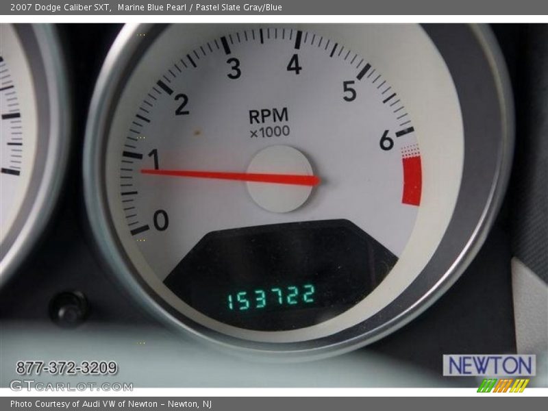 Marine Blue Pearl / Pastel Slate Gray/Blue 2007 Dodge Caliber SXT