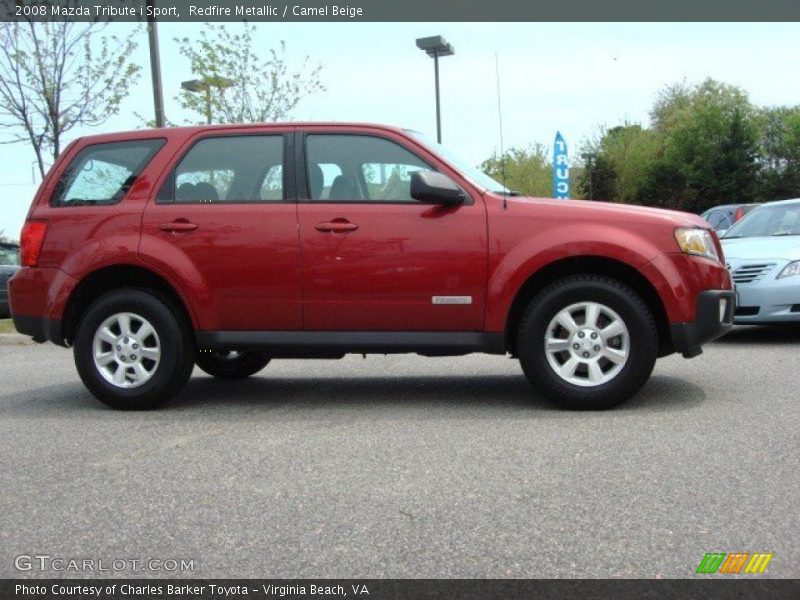 Redfire Metallic / Camel Beige 2008 Mazda Tribute i Sport