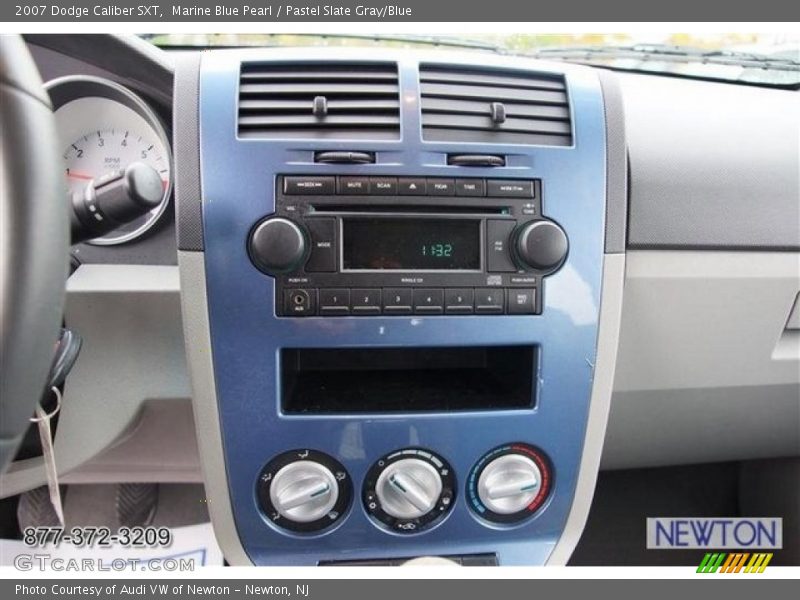 Marine Blue Pearl / Pastel Slate Gray/Blue 2007 Dodge Caliber SXT