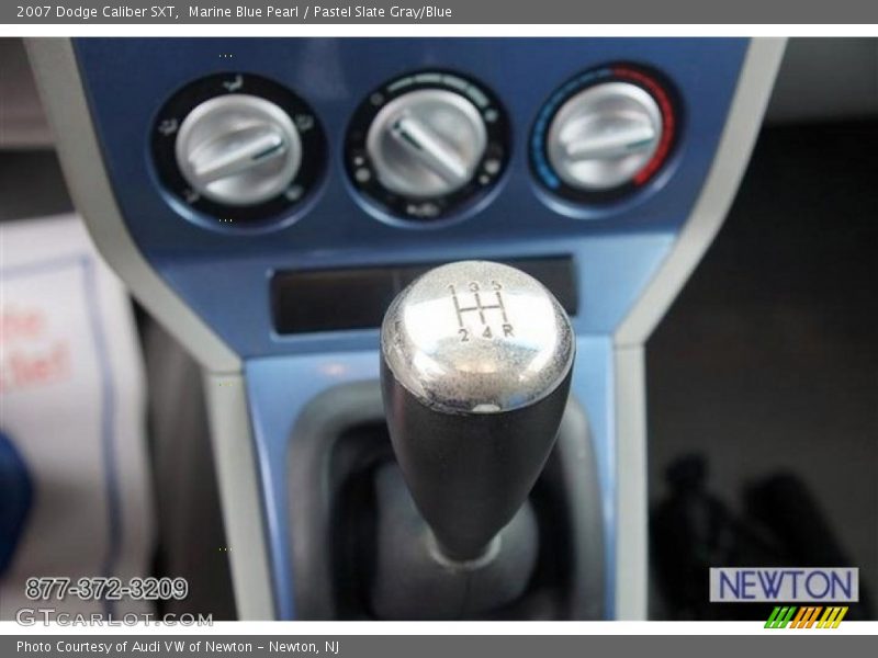 Marine Blue Pearl / Pastel Slate Gray/Blue 2007 Dodge Caliber SXT