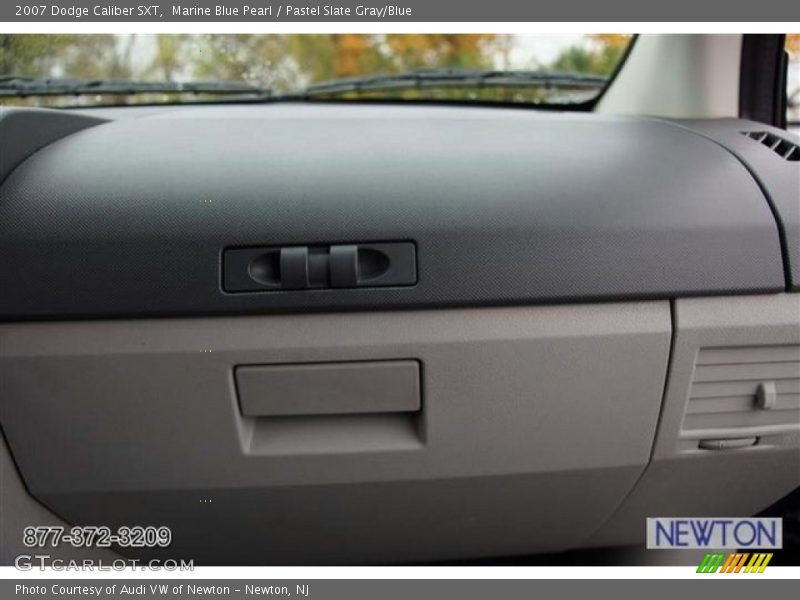 Marine Blue Pearl / Pastel Slate Gray/Blue 2007 Dodge Caliber SXT