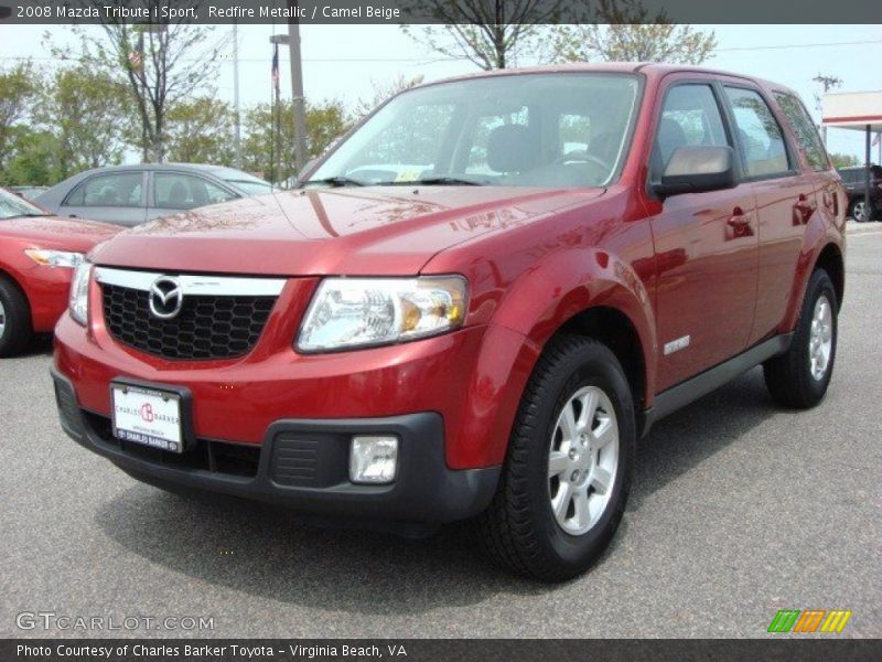 Redfire Metallic / Camel Beige 2008 Mazda Tribute i Sport