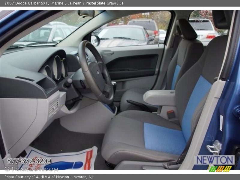 Marine Blue Pearl / Pastel Slate Gray/Blue 2007 Dodge Caliber SXT