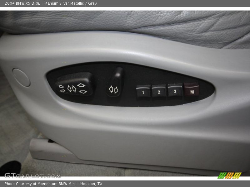 Titanium Silver Metallic / Grey 2004 BMW X5 3.0i