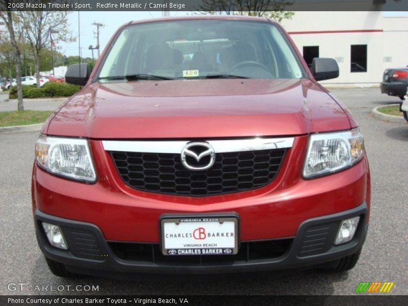 Redfire Metallic / Camel Beige 2008 Mazda Tribute i Sport