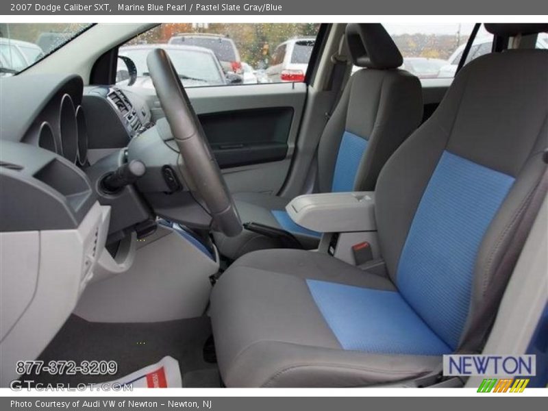Marine Blue Pearl / Pastel Slate Gray/Blue 2007 Dodge Caliber SXT