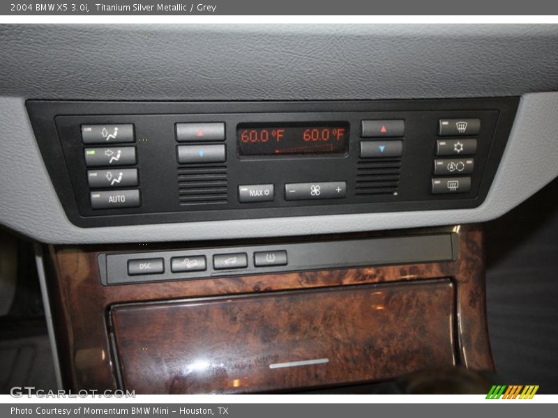 Titanium Silver Metallic / Grey 2004 BMW X5 3.0i
