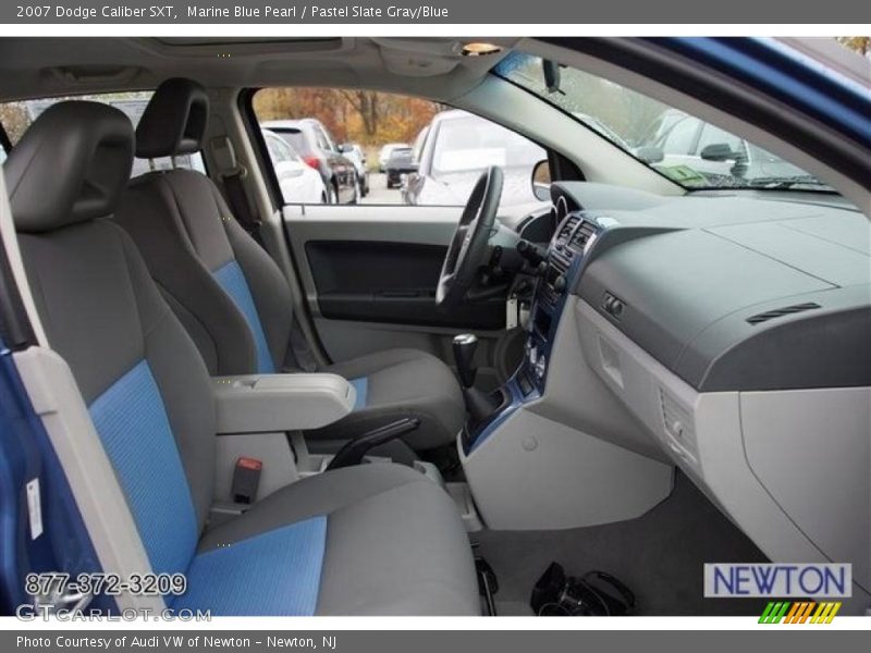Marine Blue Pearl / Pastel Slate Gray/Blue 2007 Dodge Caliber SXT