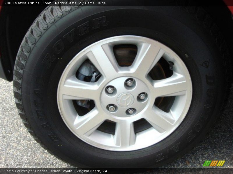 Redfire Metallic / Camel Beige 2008 Mazda Tribute i Sport
