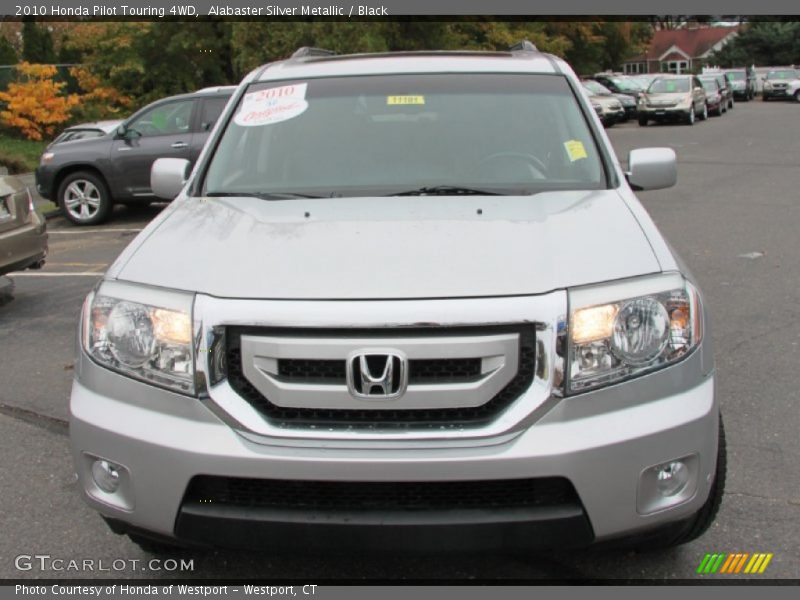 Alabaster Silver Metallic / Black 2010 Honda Pilot Touring 4WD