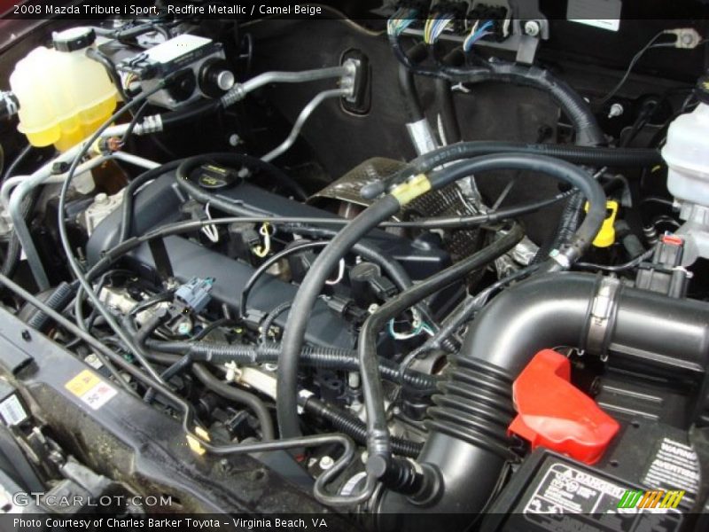 Redfire Metallic / Camel Beige 2008 Mazda Tribute i Sport