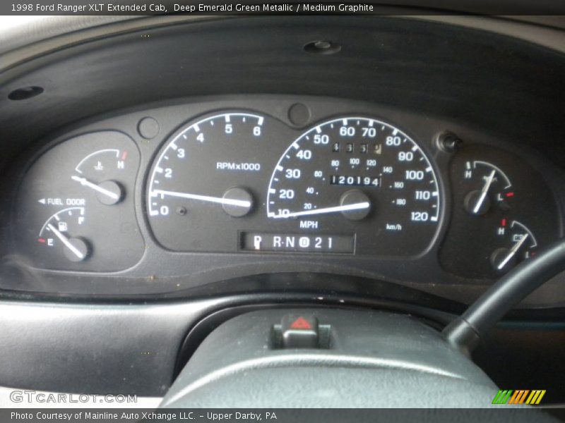  1998 Ranger XLT Extended Cab XLT Extended Cab Gauges