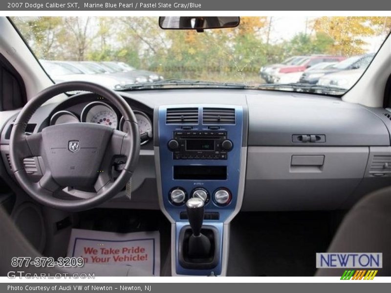 Marine Blue Pearl / Pastel Slate Gray/Blue 2007 Dodge Caliber SXT
