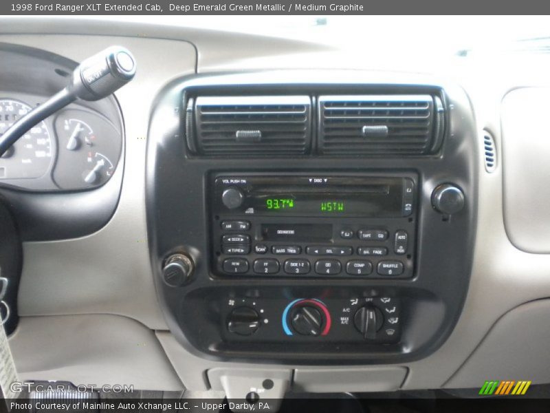 Controls of 1998 Ranger XLT Extended Cab