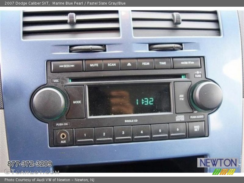 Marine Blue Pearl / Pastel Slate Gray/Blue 2007 Dodge Caliber SXT