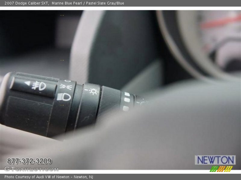 Marine Blue Pearl / Pastel Slate Gray/Blue 2007 Dodge Caliber SXT