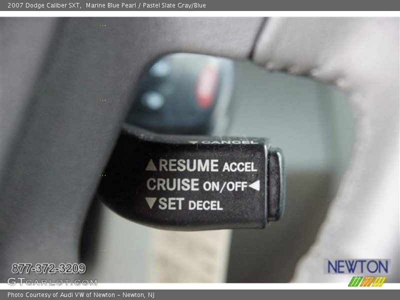 Marine Blue Pearl / Pastel Slate Gray/Blue 2007 Dodge Caliber SXT