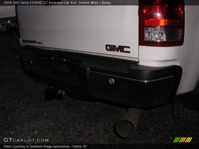 Summit White / Ebony 2008 GMC Sierra 2500HD SLT Extended Cab 4x4