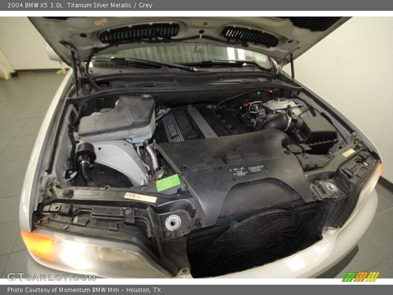 Titanium Silver Metallic / Grey 2004 BMW X5 3.0i