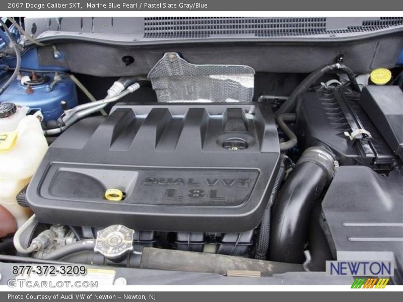 Marine Blue Pearl / Pastel Slate Gray/Blue 2007 Dodge Caliber SXT