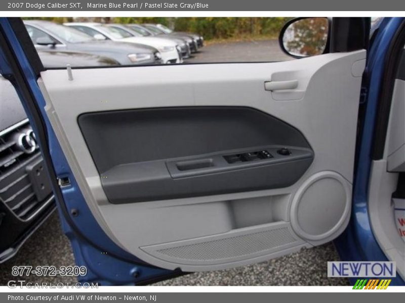 Marine Blue Pearl / Pastel Slate Gray/Blue 2007 Dodge Caliber SXT