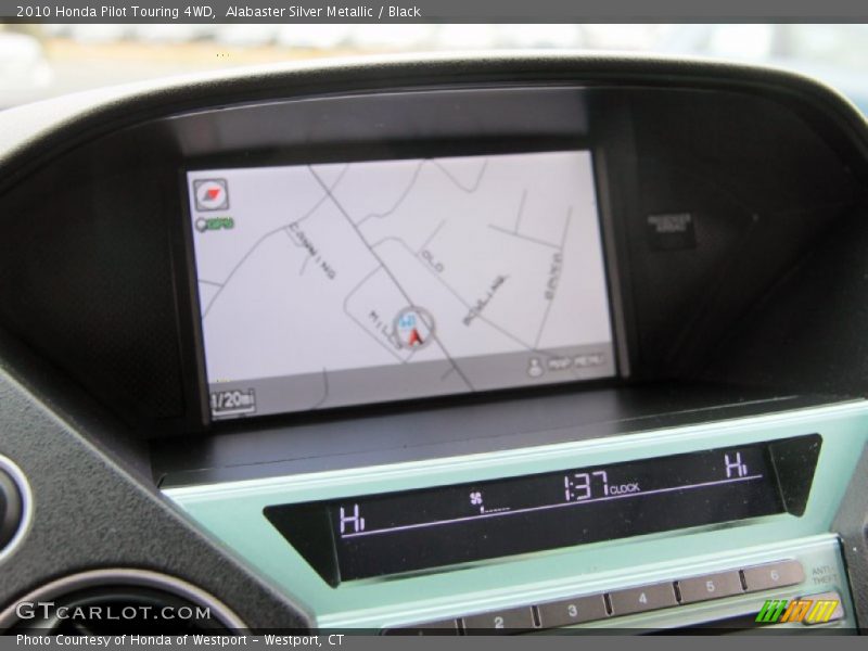 Alabaster Silver Metallic / Black 2010 Honda Pilot Touring 4WD
