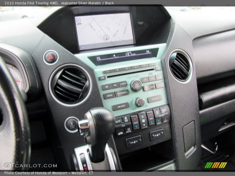 Alabaster Silver Metallic / Black 2010 Honda Pilot Touring 4WD