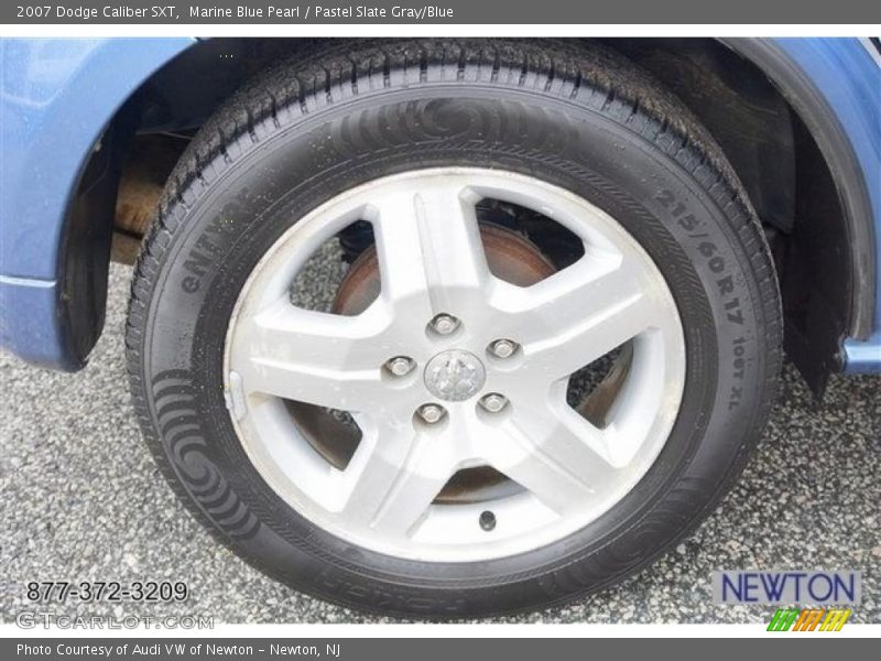 Marine Blue Pearl / Pastel Slate Gray/Blue 2007 Dodge Caliber SXT