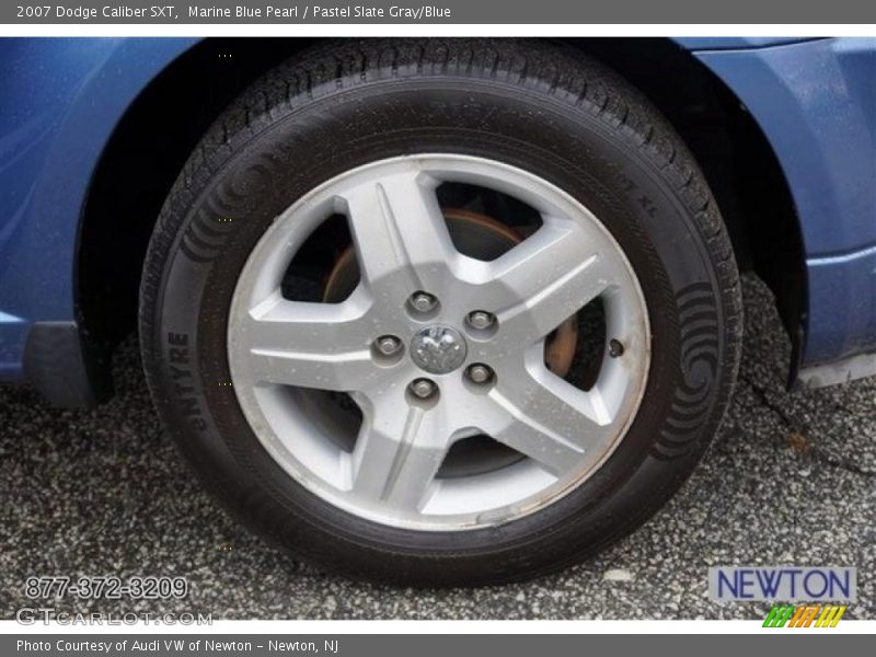 Marine Blue Pearl / Pastel Slate Gray/Blue 2007 Dodge Caliber SXT