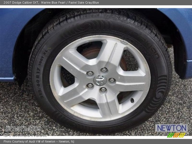 Marine Blue Pearl / Pastel Slate Gray/Blue 2007 Dodge Caliber SXT