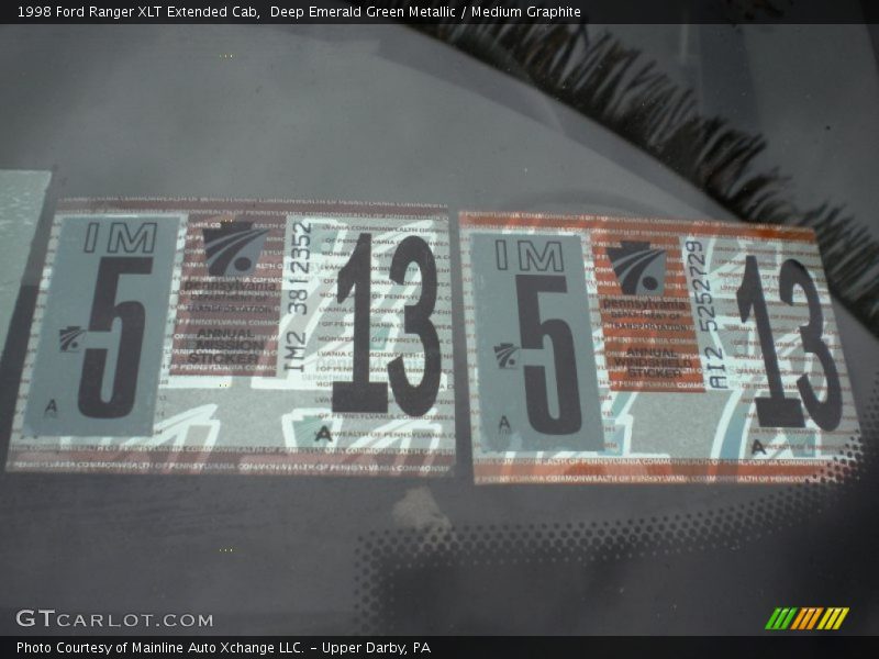 Deep Emerald Green Metallic / Medium Graphite 1998 Ford Ranger XLT Extended Cab