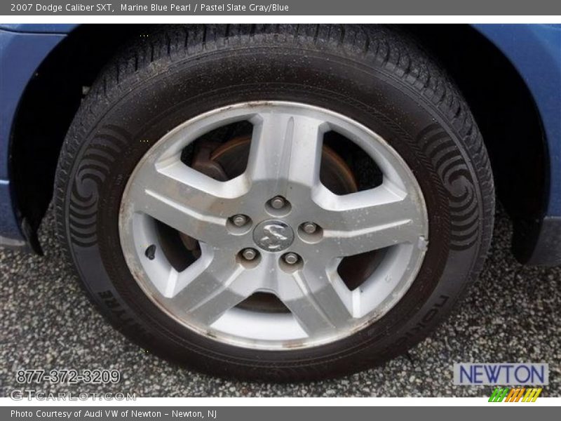 Marine Blue Pearl / Pastel Slate Gray/Blue 2007 Dodge Caliber SXT