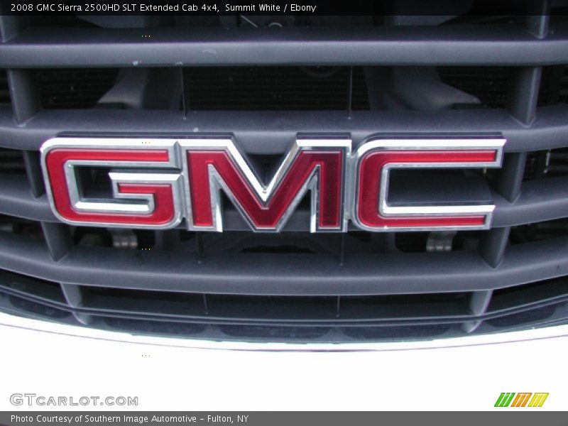 Summit White / Ebony 2008 GMC Sierra 2500HD SLT Extended Cab 4x4