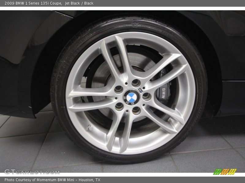 Jet Black / Black 2009 BMW 1 Series 135i Coupe