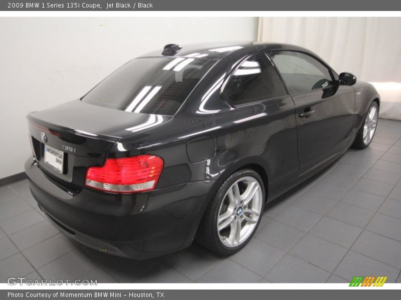 Jet Black / Black 2009 BMW 1 Series 135i Coupe