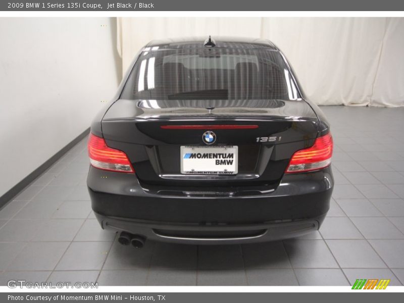 Jet Black / Black 2009 BMW 1 Series 135i Coupe