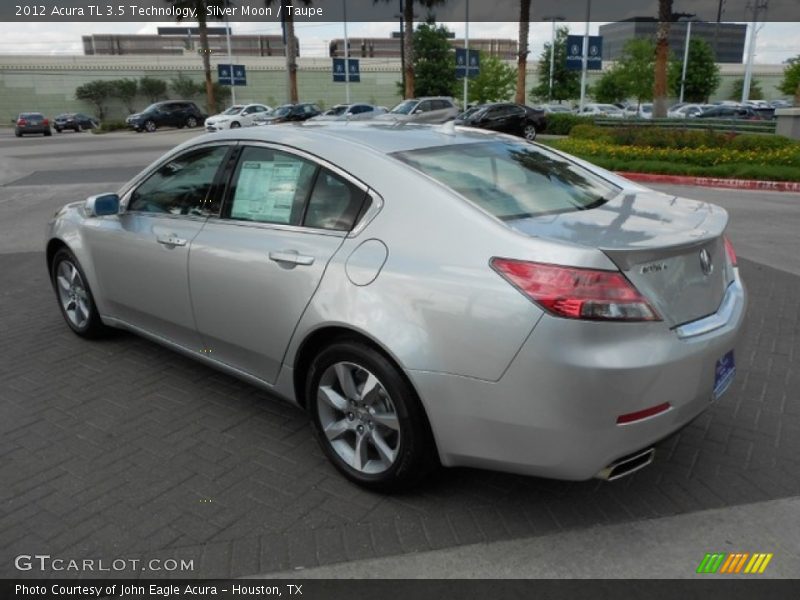 Silver Moon / Taupe 2012 Acura TL 3.5 Technology