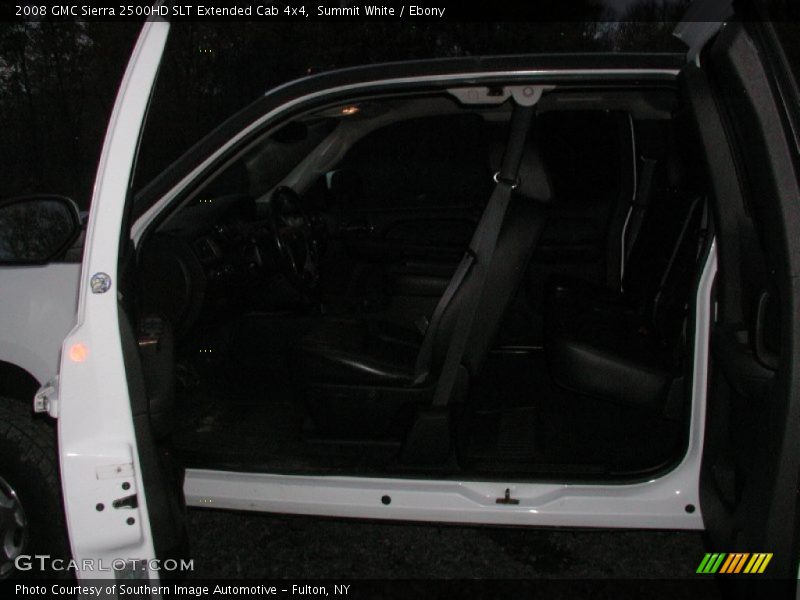 Summit White / Ebony 2008 GMC Sierra 2500HD SLT Extended Cab 4x4