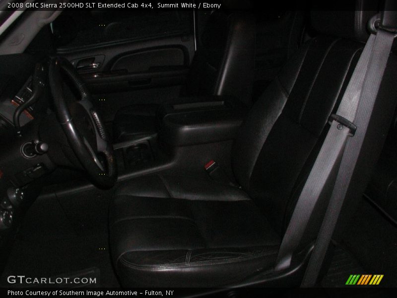 Summit White / Ebony 2008 GMC Sierra 2500HD SLT Extended Cab 4x4