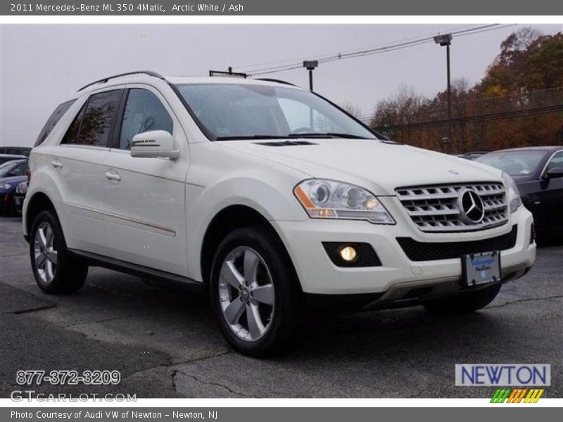 Arctic White / Ash 2011 Mercedes-Benz ML 350 4Matic