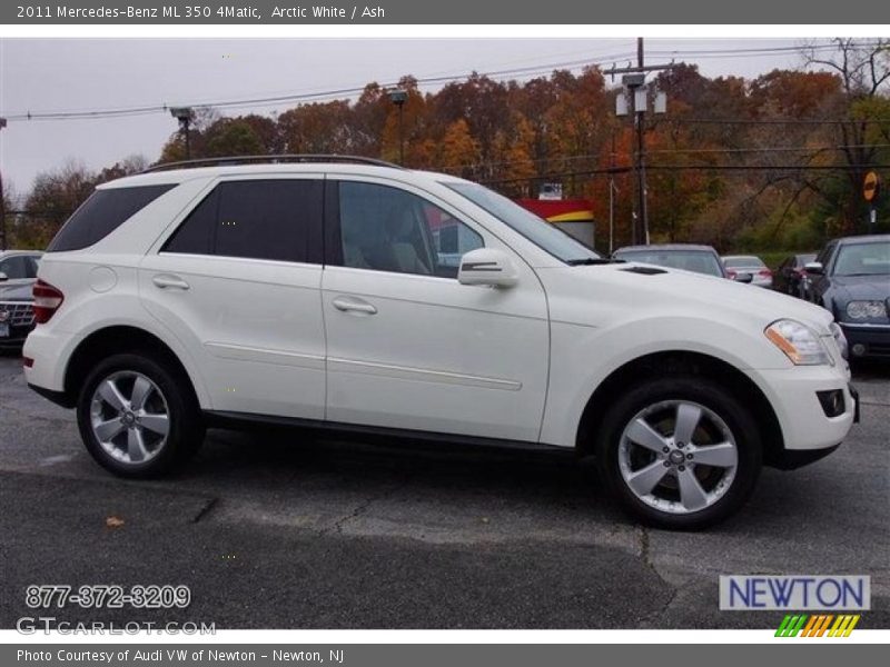 Arctic White / Ash 2011 Mercedes-Benz ML 350 4Matic