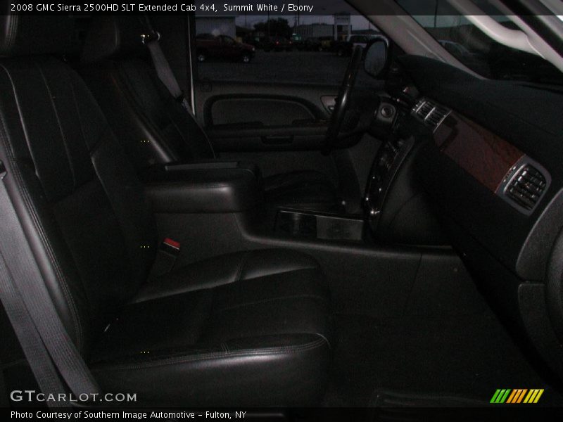 Summit White / Ebony 2008 GMC Sierra 2500HD SLT Extended Cab 4x4