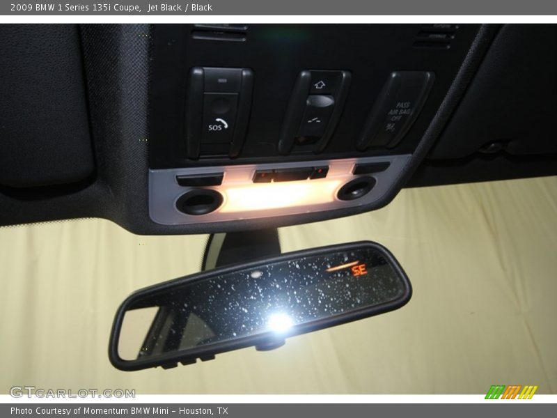 Jet Black / Black 2009 BMW 1 Series 135i Coupe