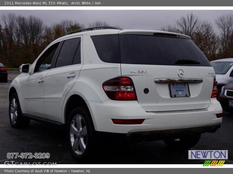 Arctic White / Ash 2011 Mercedes-Benz ML 350 4Matic